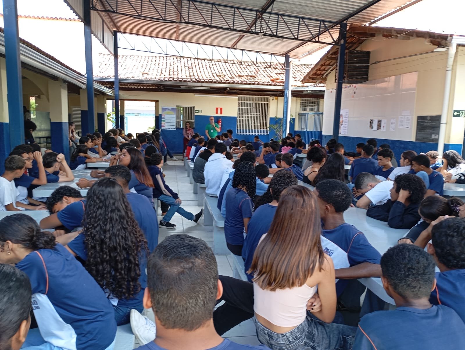 Promotora de Justiça visita a Escola Estadual Dr. João Beraldo